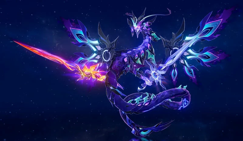 Злой дракон воплотившийся из силы кромешной тьмы