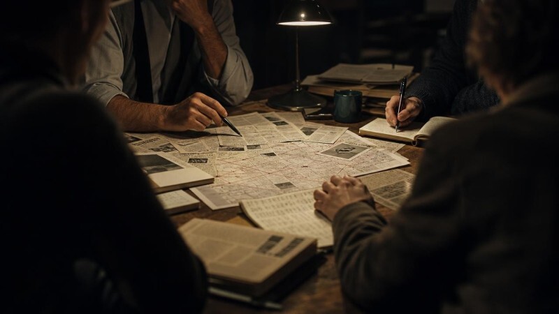 Журналисты и следователи разбирают материалы затянувшегося расследования