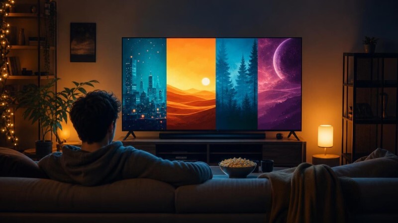 Комната для вечернего просмотра сериалов