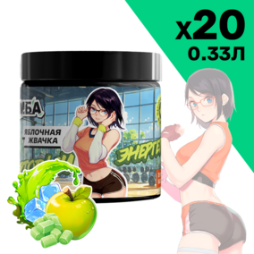 Энергетик ИМБА Яблочная жвачка 20 порций