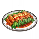 Мясные рулетики с мятой геншин